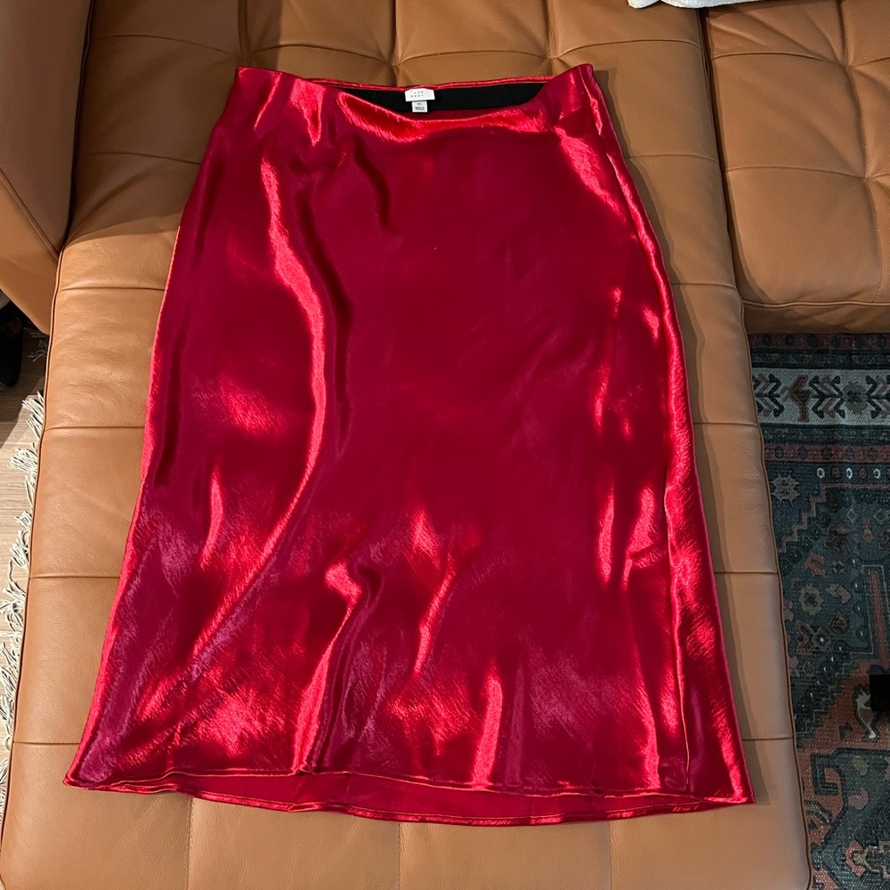 A New Day Satin Skirt